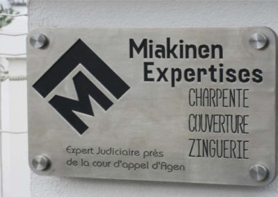 Plaque entreprise